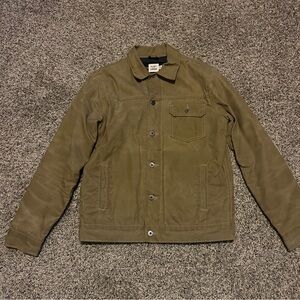 Waxed trucker jacket Flint and Tinder. Same one used in Last Of Us by Joel.